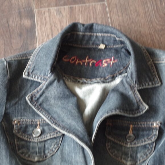 Ladies Jean Jacket By ConTrast - Picture 3 of 7